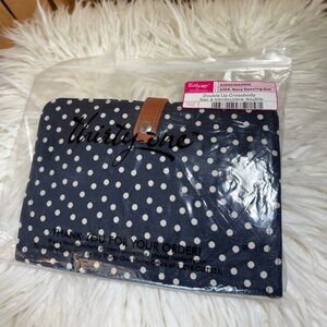 Thirty-One Polka Dot Organizer Crossbody Purse NWT